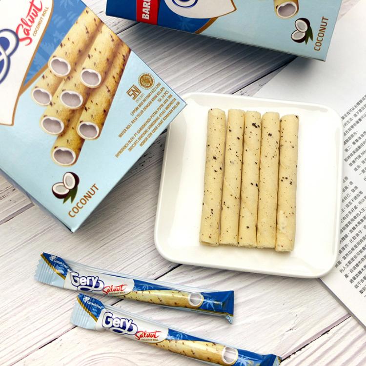 【Garudafood】椰子風味捲心酥 (24入/盒)