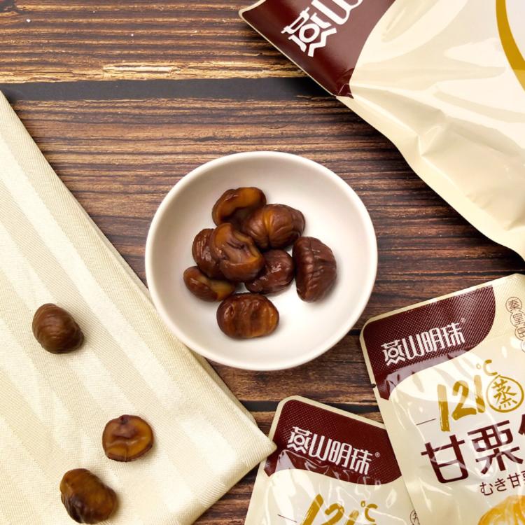 【燕山明珠】甘栗仁 栗子 (8入/袋；點心攜帶/登山 露營 營養補充)