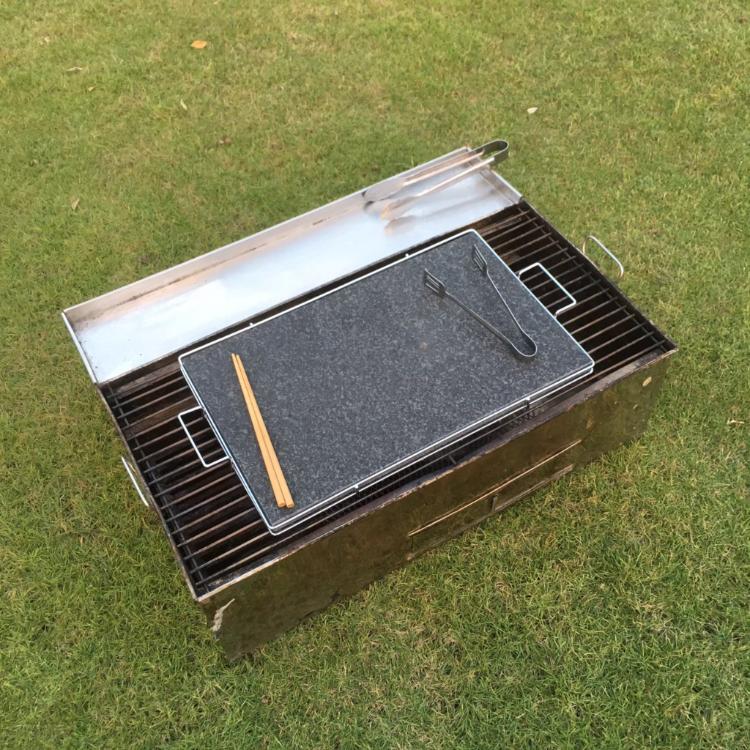 岩燒石板含鐵框