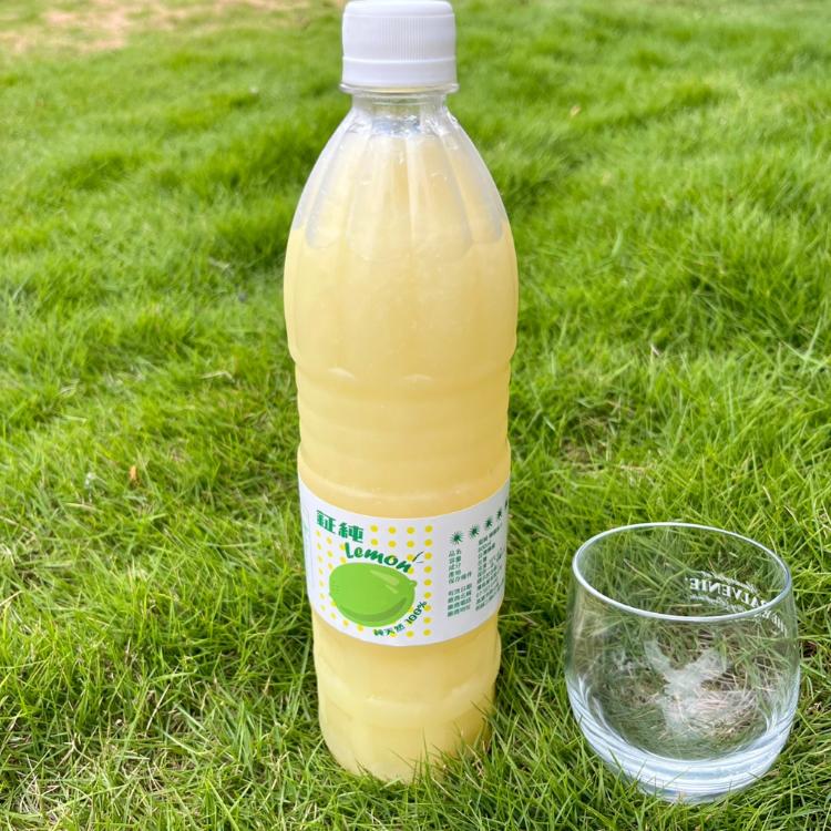 免運!【鉦純】檸檬原汁 750ml 750ml (24瓶,每瓶85.8元)