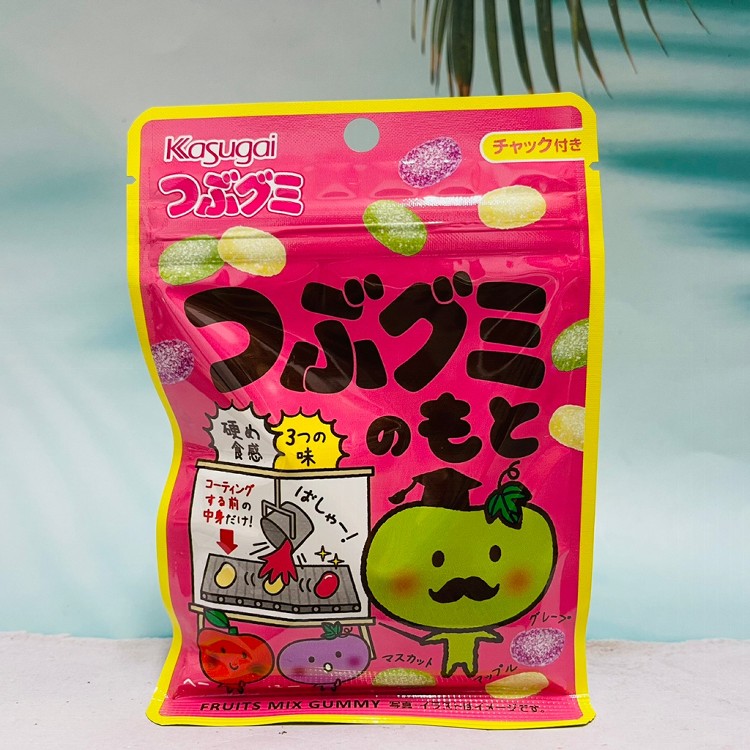 【日本 Kasugai 春日井】綜合水果口味雷根糖 40g