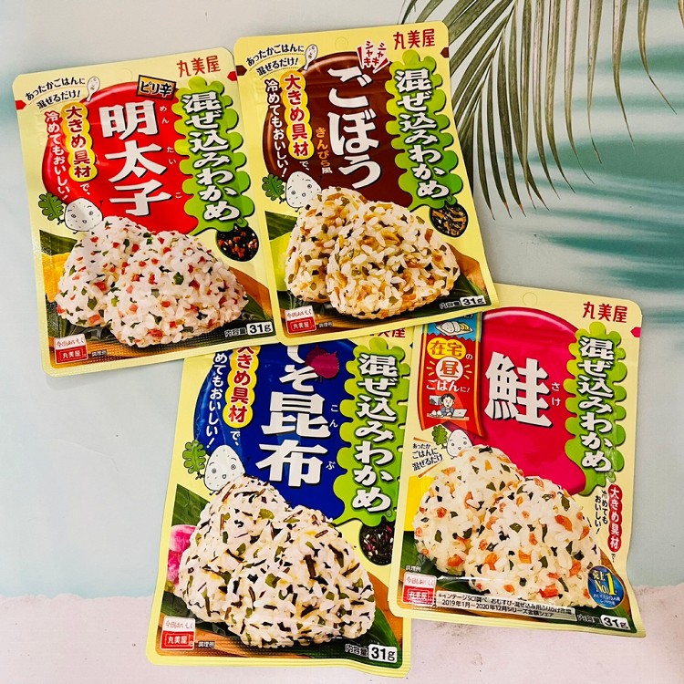 【日本 丸美屋】 海苔飯友 牛蒡/紫蘇梅昆布/明太子/鮭魚 31g 四種口味