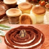 9號餐-提拉米蘇派+日式燒布丁 ~限期優惠中~