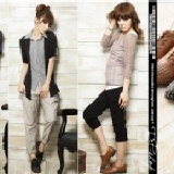 D.P-shop【CR0168-3】VIVI雜誌款鉚釘造型綁帶低跟牛津鞋(現+預)
