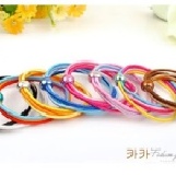 韓國繽紛四色髮束 新款上市 買一送一 特價：$15