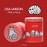 LisaLarson紅罐爆米花