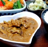 椰香野菇咖哩雞-微辣 椰奶.特調咖哩醬汁~與精心調味 (不含米飯&配菜)