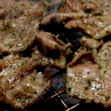 煙燻青醬梅花肉排