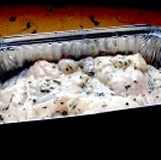 【紅洋蔥創義廚房】奶香羅勒魚片燒(生品)(鋁盒裝)