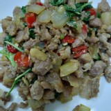 泰式打拋豬 醬創意乾麵 水煮2分鐘（冷凍可直接下鍋）