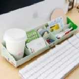 韓國風靡~DIY電腦桌面紙質收納盒|Clean-up ver2|mint綠色