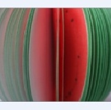 水果便條紙系列- 西瓜(炎炎夏日清涼解渴好夥伴) 大顆 足150張黃色日本道林紙 非一般白色影印紙~1000個可訂做logo