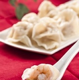 鮮蝦高麗菜水餃