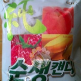 韓國LOTTE純水果軟糖 內有香蕉、水蜜桃、草莓三種口味