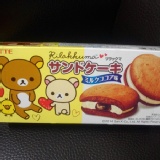 日本樂天Lotte拉拉熊巧克力夾心蛋糕