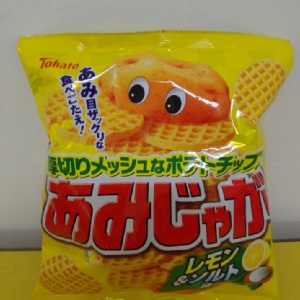 日本東鳩厚切網狀洋芋片 特價：$50