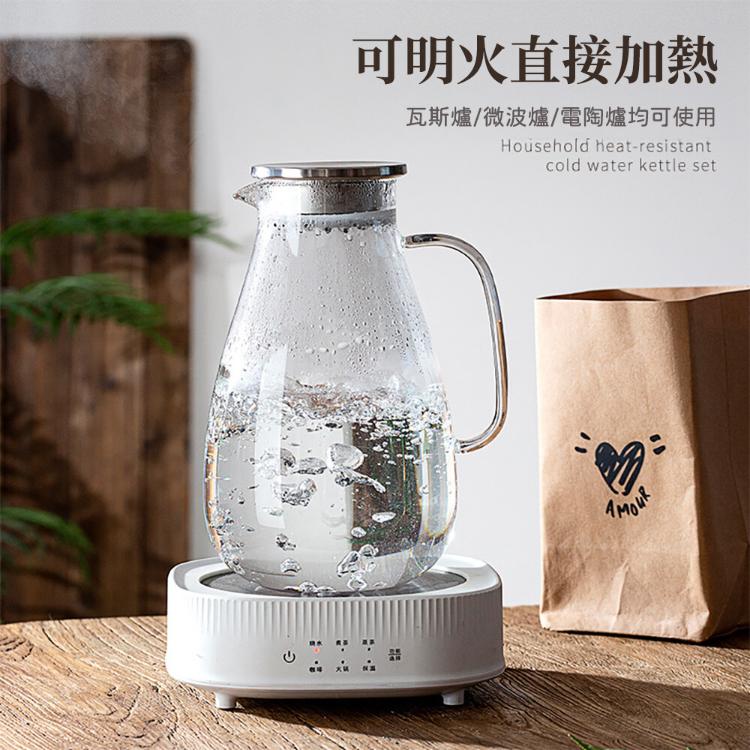 【CityStar】北歐大容量耐高溫玻璃冷水茶壺 (2700ml)