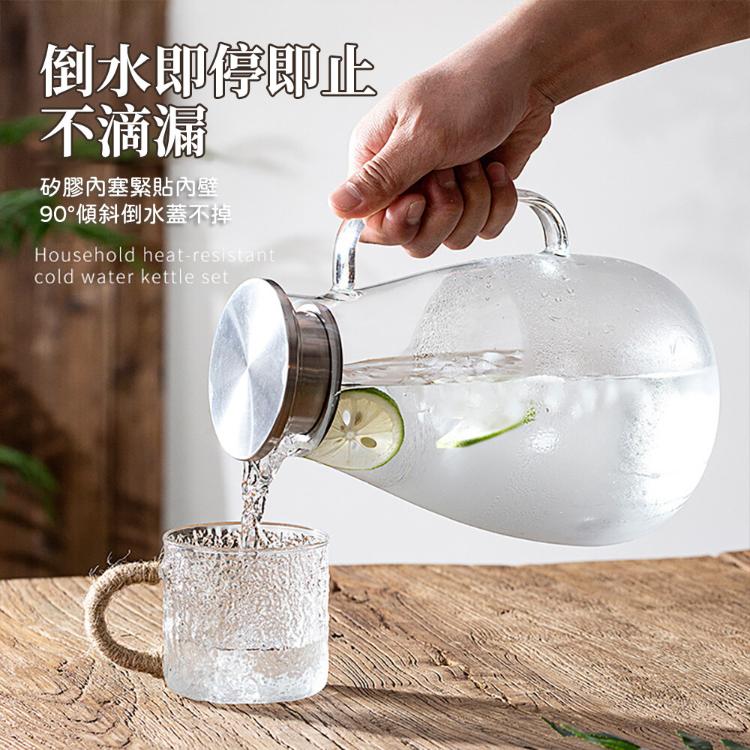 【CityStar】北歐大容量耐高溫玻璃冷水茶壺 (2700ml)