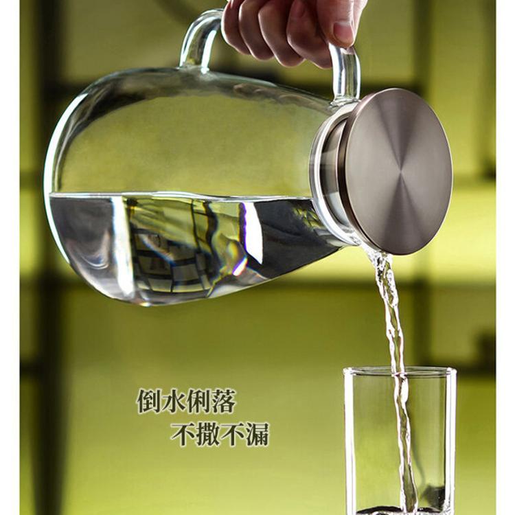 【CityStar】北歐大容量耐高溫玻璃冷水茶壺 (2700ml)