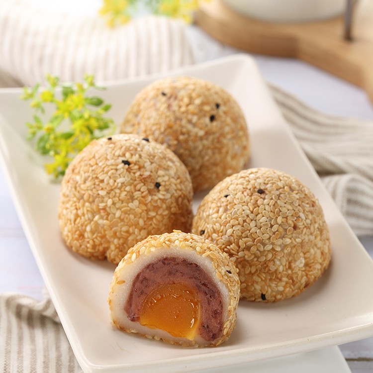 蛋黃麻糬