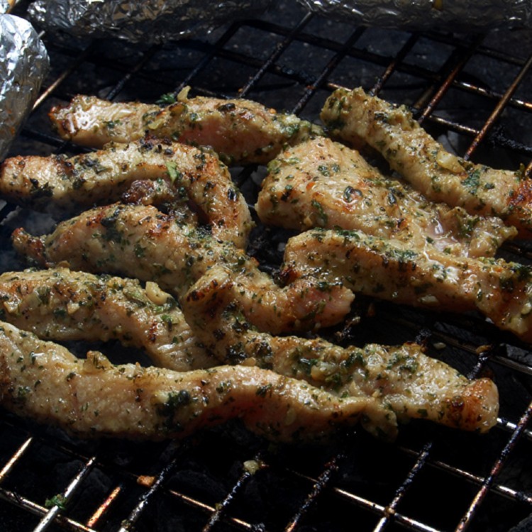 紅洋蔥低醣 青醬梅花豬排200g (生食)