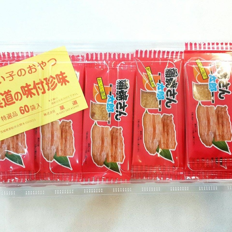 日本蒲燒太郎、燒肉太郎、芥末太郎魚片，一盒60小包入