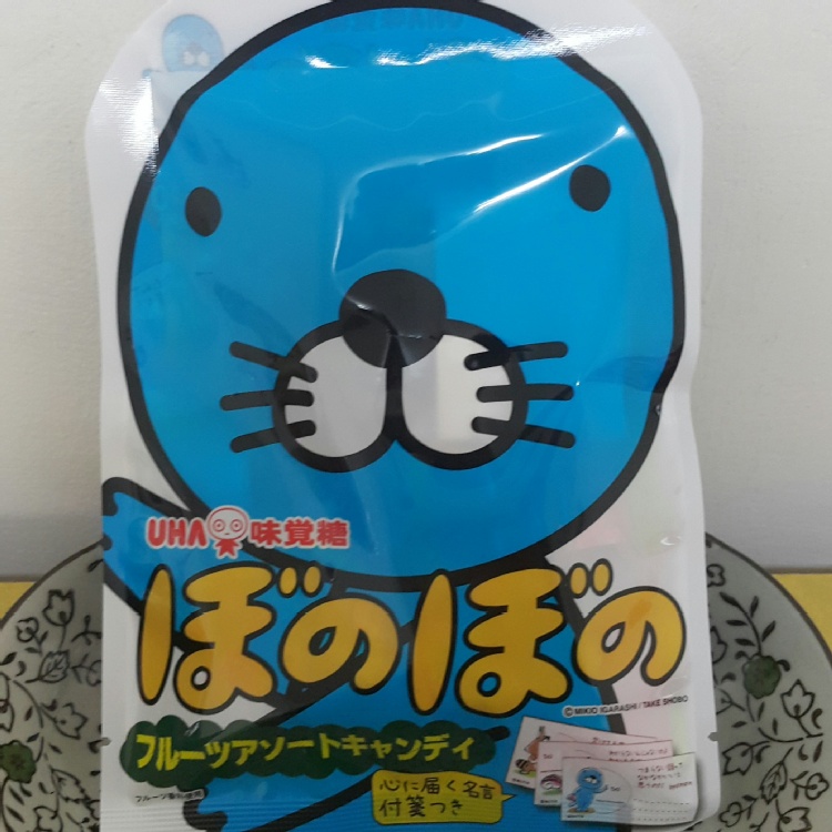 日本味覺糖UHA海豹造型水果糖，66克