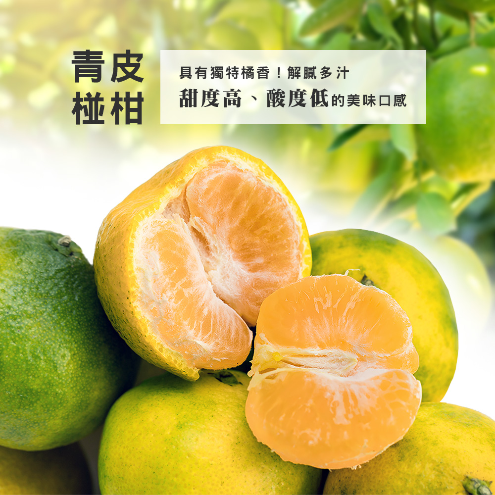 具有獨特橘香!解膩多汁，甜度高、酸度低的美味口感。