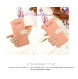 韓版新款馬卡龍小波點點長夾 特價：$200