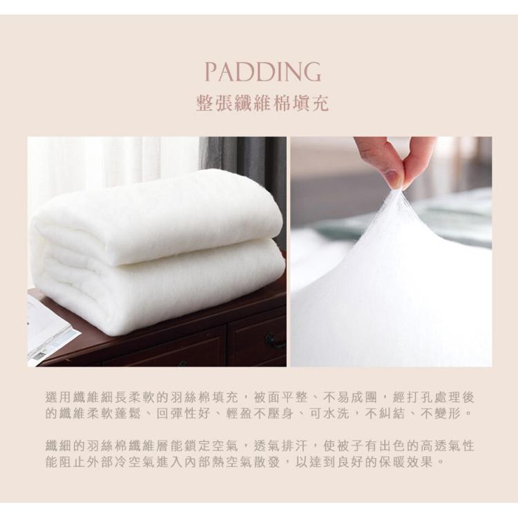 【沐眠居家】時尚撞色風格包邊可水洗羽絲絨冬被 (150x200cm)多色任選