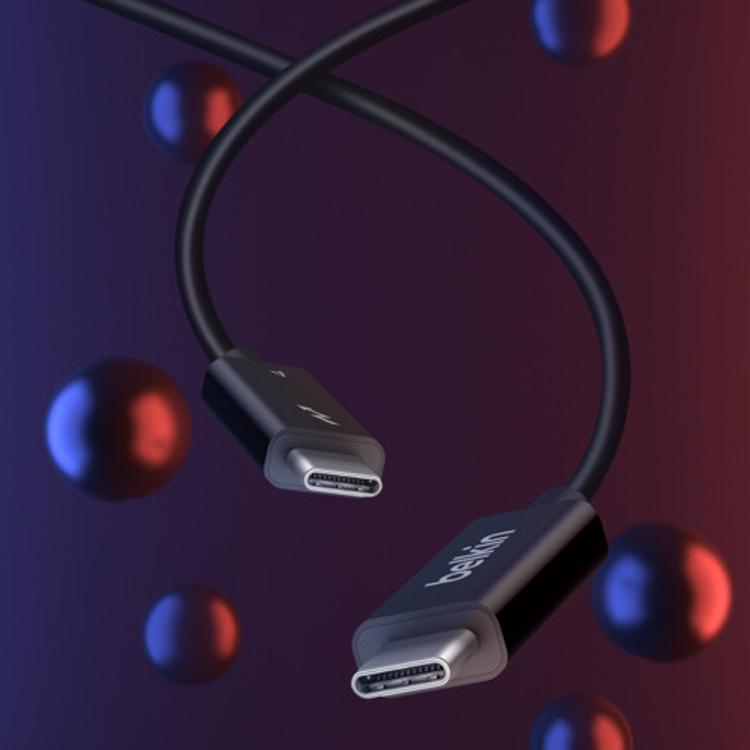 【Belkin】USB-C高速傳輸線(Thunderbolt 4) (2M)40Gbps INZ00