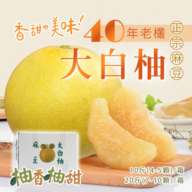 預購【柚香柚甜】正宗麻豆大白柚 10斤±10%/箱
