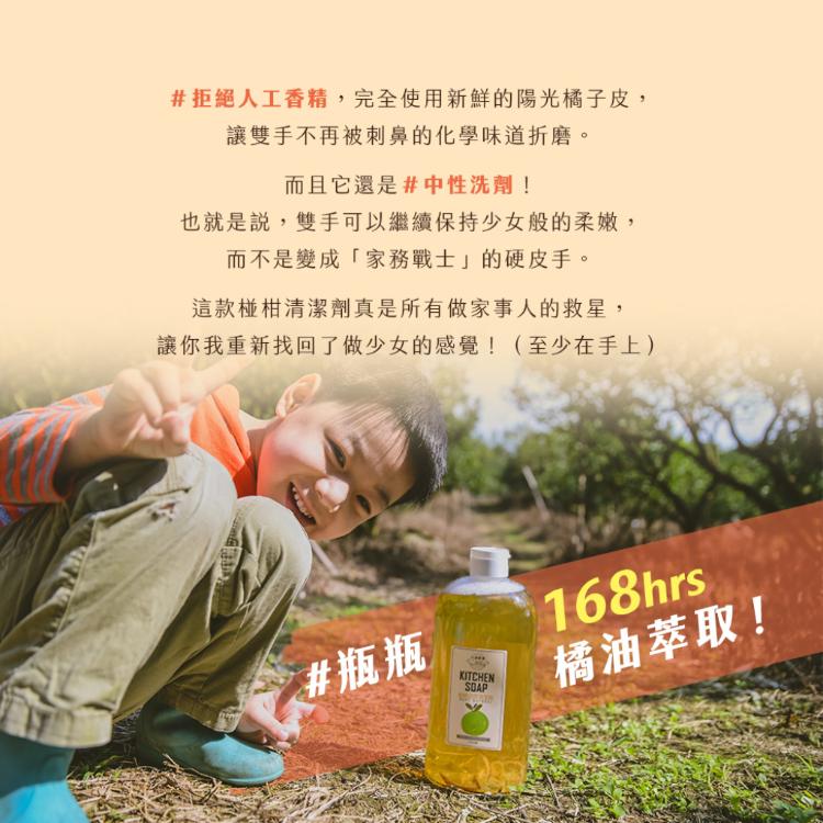 【川涌果園】柑橘廚房清潔劑 500ml 泡泡瓶/噴噴瓶 兩款任選