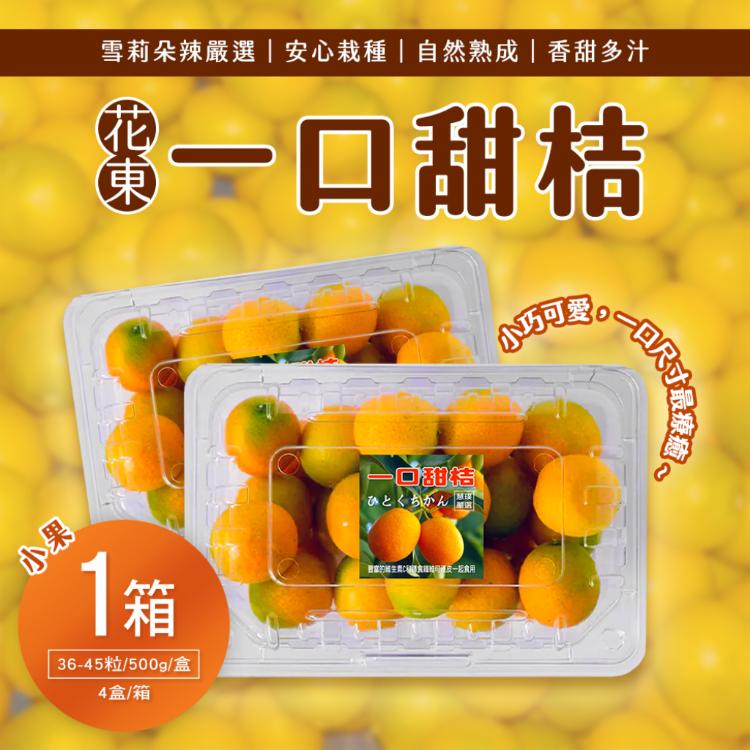 雪莉朵辣嚴選【花東】一口甜桔-小果 2公斤(4盒/箱)