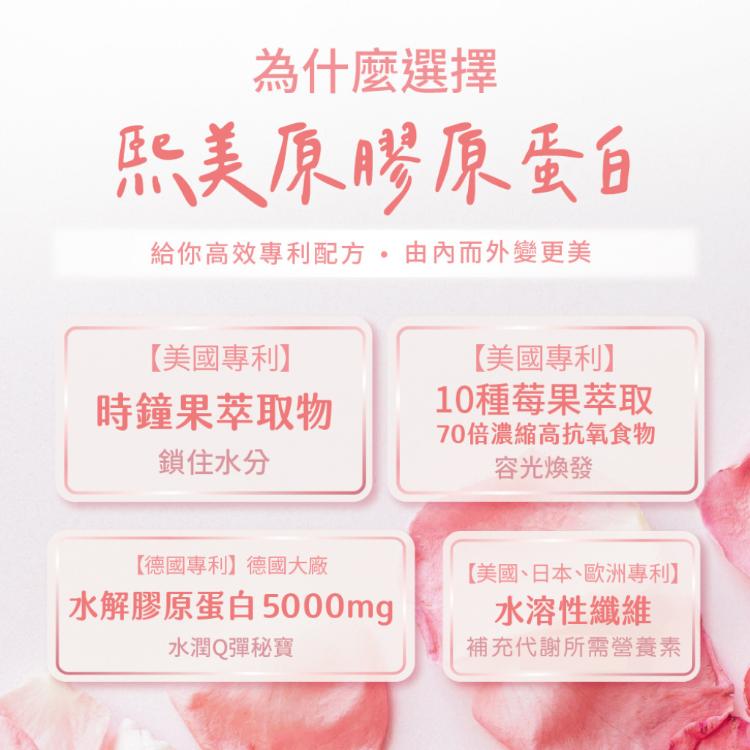 買一送一【寶芝靈 x 沛熙】熙美原膠原蛋白粉(30包/盒) 共2盒