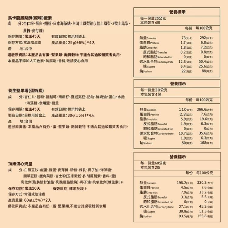【法布甜】年節限定 金旺禮盒