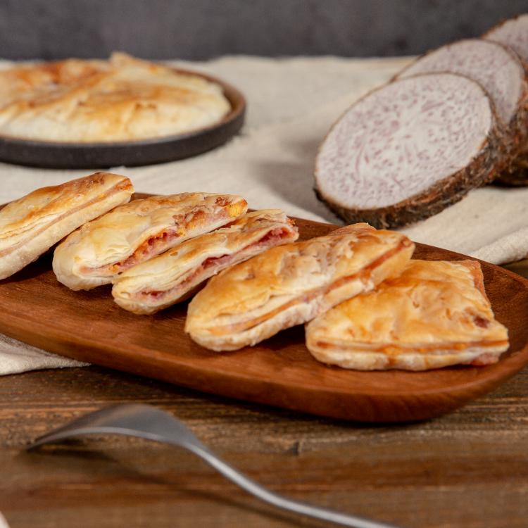 【黑麥園】團購熱銷千層派 三種口味任選 起司餡、芋頭起司餡、青蔥餡