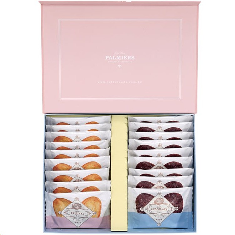 盛香珍] 花見‧福蝶禮盒450g(雙味蝴蝶派)