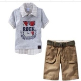 帥氣歐美風套裝- 不含皮帶