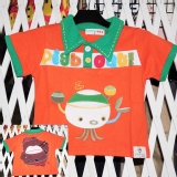 可愛海到烏賊拼布T~ 亮眼(男女皆可穿)