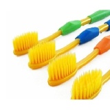 4支裝0.02mm超纖細奈米牙刷 [大合購價] 獨特雙重軟刷毛 清潔保健效果更好+曲線設計 防滑舒適