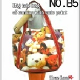 日系彩色大帆布袋, 環保袋, 購物袋, 側肩袋, 書包, 媽咪袋. 歡迎團購/批發 NO.B5