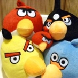 憤怒鳥吸盤吊飾玩偶 20CM四色可選