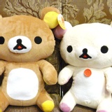日本Rilakkuma-小資女孩的眼罩款拉拉熊大玩偶 特價：$390