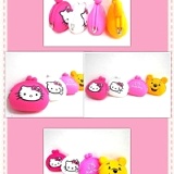 kitty.維尼 矽膠零錢包 特價：$150