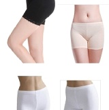 安全褲防走光蕾絲三分褲 特價：$60