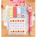 輕鬆熊草莓系列便利貼