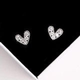 ❤️氣質優雅閃亮愛心心耳環