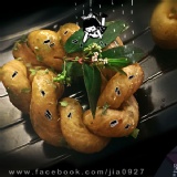 『星夜小島』-烘培手工麻花捲-海苔