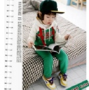 BABY童裝－韓國百搭英文字母連帽T套裝